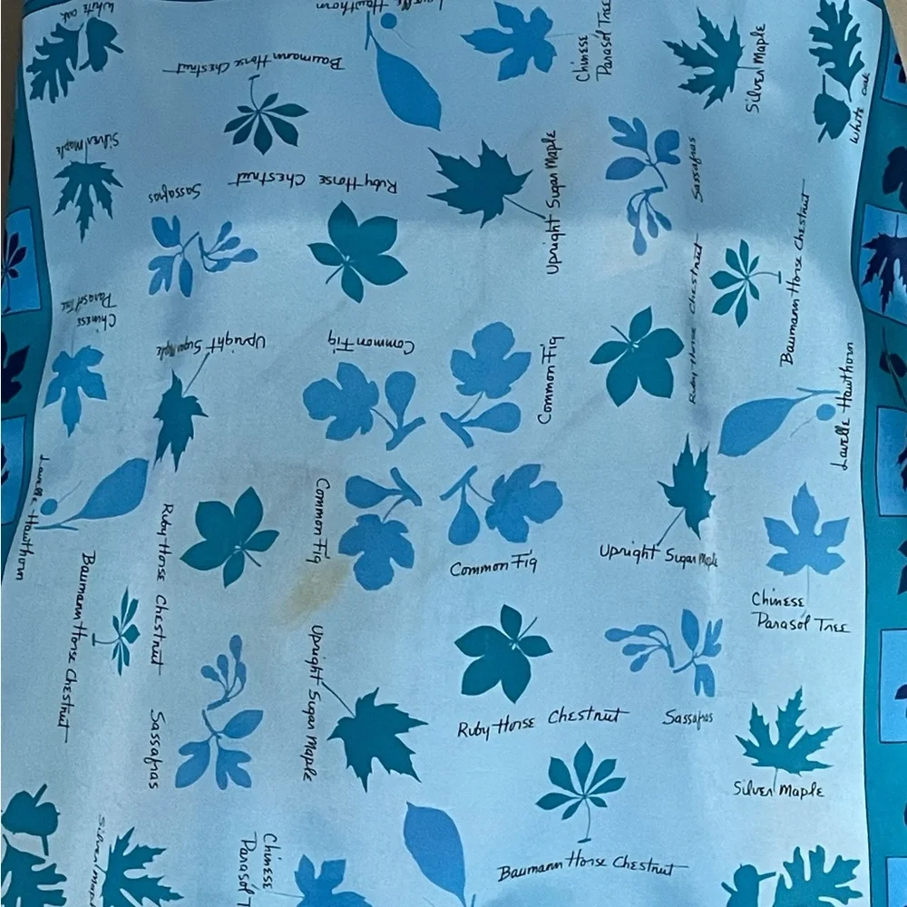 Vintage Vera Blues Scarf 22 In Sq Good Condition